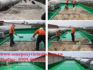 Thi công sơn chống thấm sàn mái sân thượng nhà xưởng